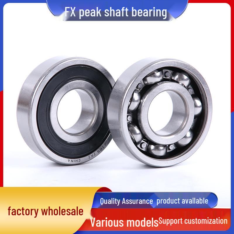 Steel Deep Groove Ball Bearings 6200–6206 ZZ/2RS