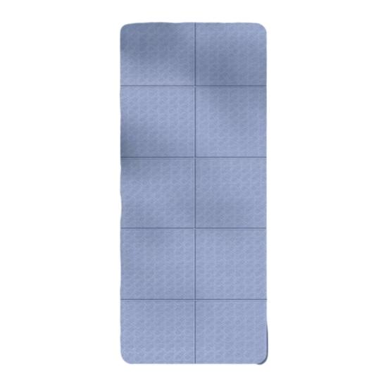 Foldable TPE Yoga Mat Thickened Anti-slip Exercise Floor Pad High-Density Eco-Friendly Foam Pilates Mat