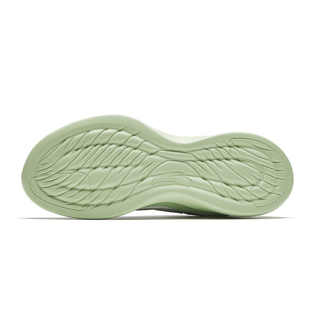 Anta Cushioning Abrasion Resistant Lightweight Low top Casual Shoes Women's White Green 922618898-2