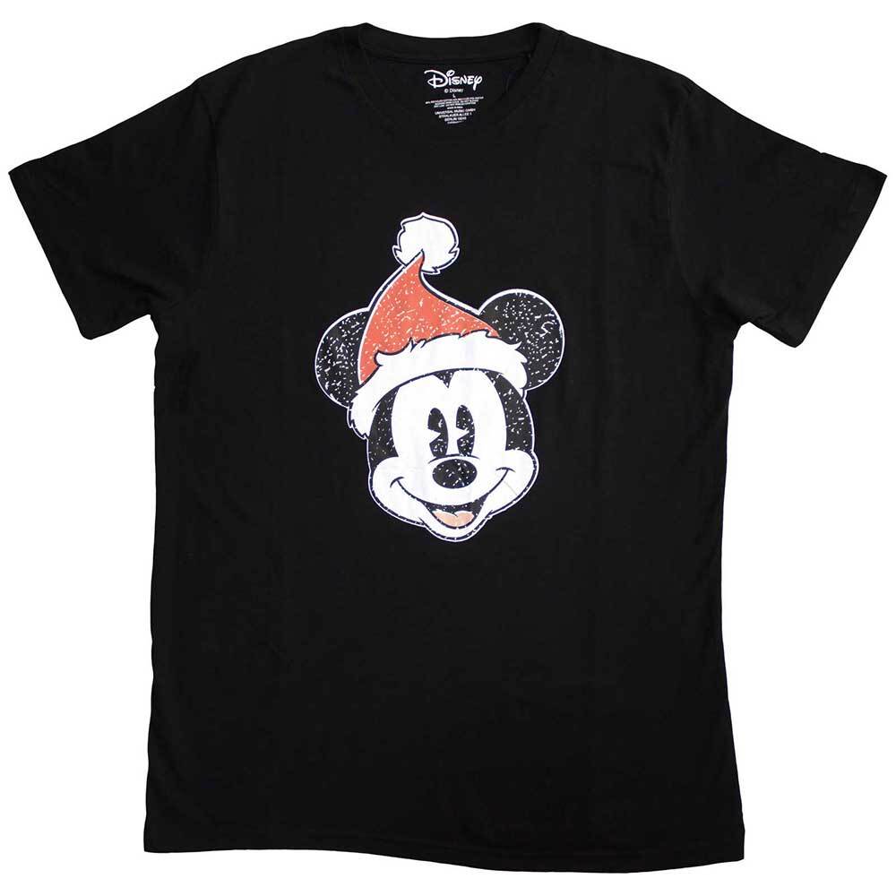 Mickey Mouse Unisex T-Shirt: Santa Hat (XX-Large) 3XL