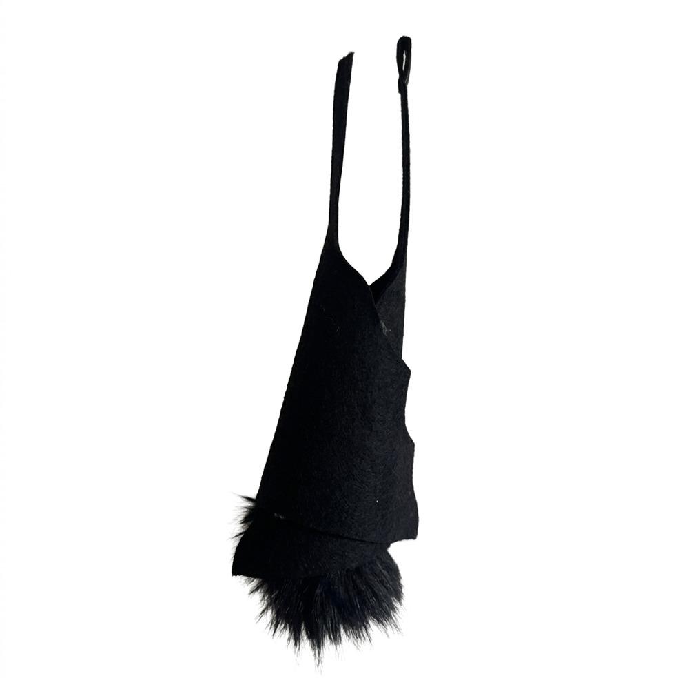 Upside Down Felt Bat Hanging Ornament Gothic Realistic Halloween Bat Pendant 3D Wing Decorative Bat Craft Decor Window Scene
