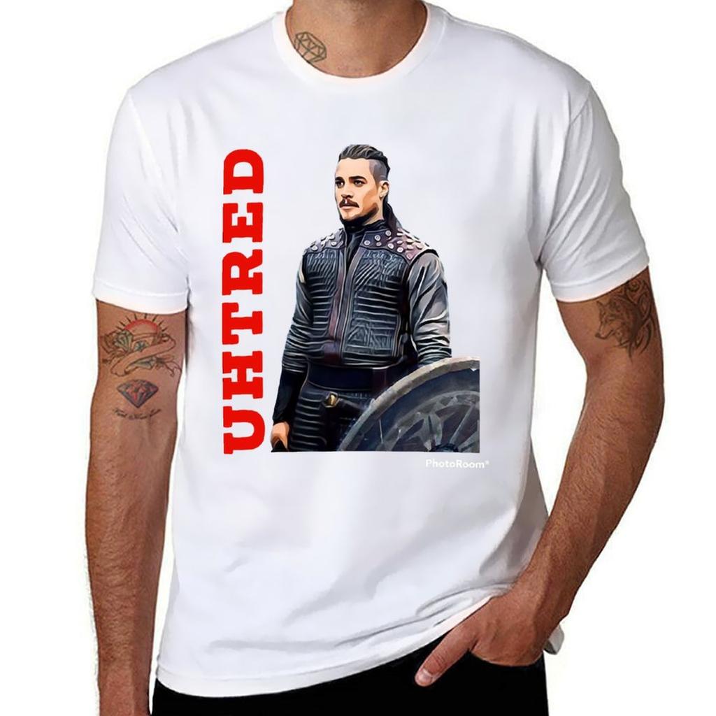 Tagesgeschenke Uhtred von Bebbanburg Niedriges Grafik-Geschenk-T-Shirt Schnelltrocknendes Sport-Kurzarm-T-Shirt