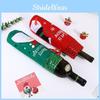 Christmas Wine Sequin Bottle Cover Santa Claus Snowman Bottle Dress Up Prop Bags