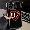 Phone Case for iPhone 17 Air 16E 15 16 Pro Max U-U2 Rock Band Cover 14 Plus 13 12 Mini Soft Shell Silicone Fundas