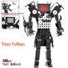 Moc Skibidi Toilet Action Figures Modello da costruzione Blocchi Camerman Titan Speakerman Surveillance Man TVMan Ragazzi Giocattoli per bambini Regali
