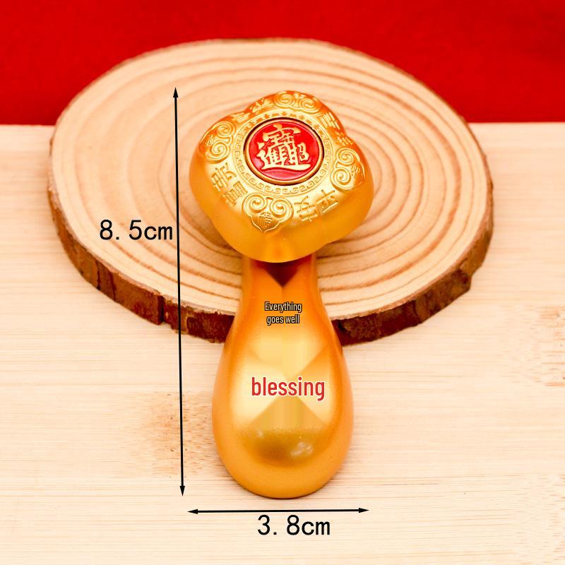 Вращающийся амулет Руйи «Восемь направлений богатства» – Креативный металлический подарок