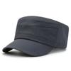 Adjustable Flat Top Hat Classic Style Men’s Sun Hat Casual Flat Peaked Cap  Unisex