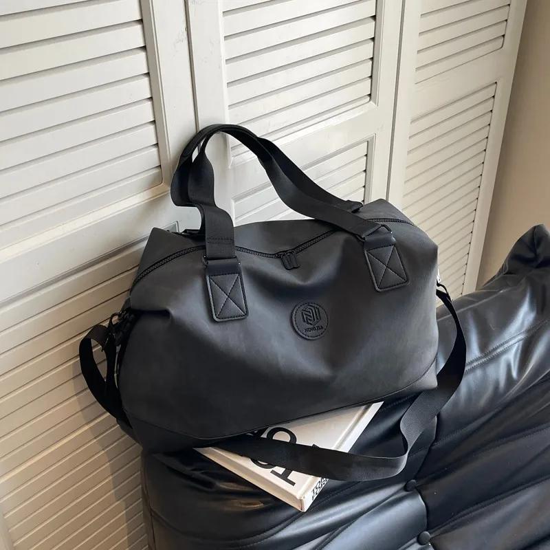 Casual fashion shoulder bag high-quality large-capacity travel bag for outings zipper crossbody PU