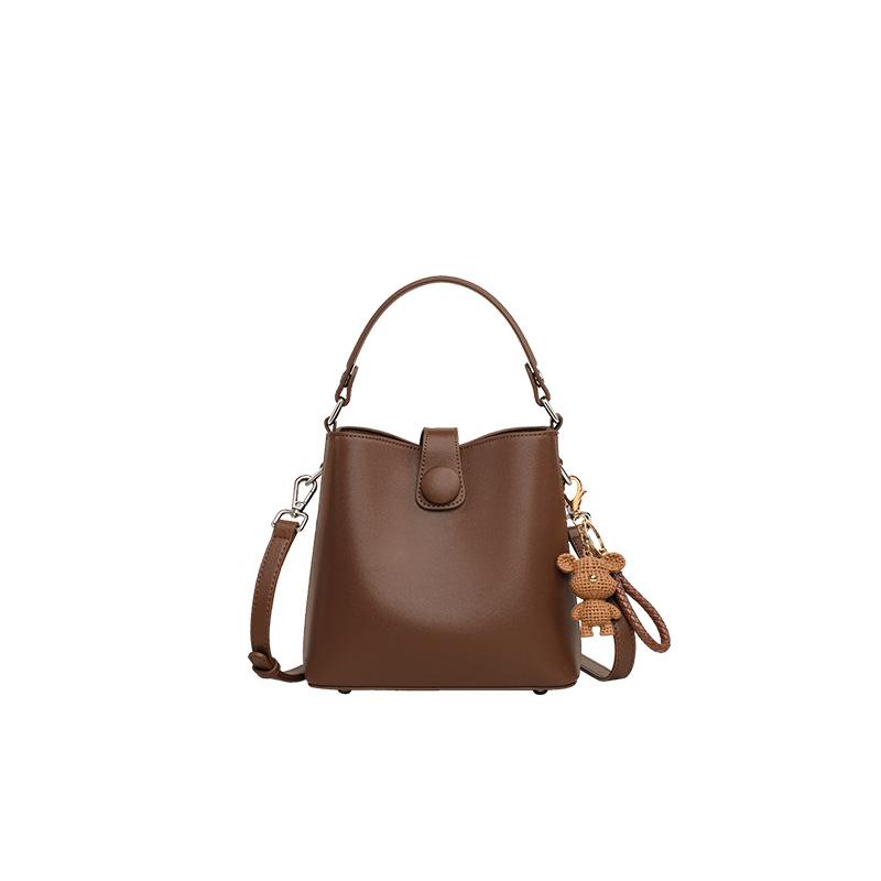 Trend Premium Sense Women's Year Bucket Bag Spring and Summer Women's Bag Premium Sense Shoulder Crossbody Bag Handbag