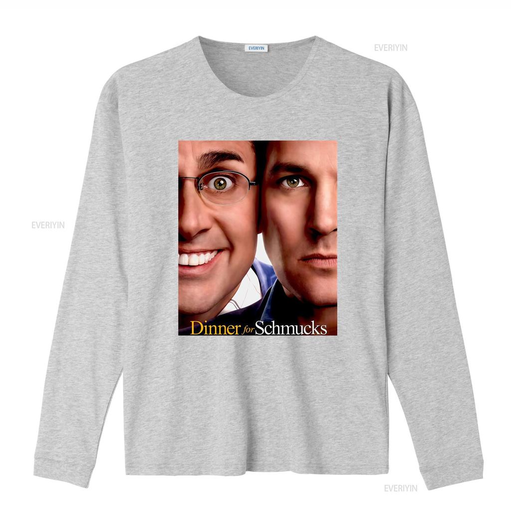 Funny Classic Comedy Dinner for Schmucks Character Print Casual T Shirt vintage Washed Top For Everyday Wear Stylish fashion