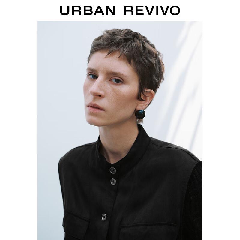 UR Women's Summer Rope-Decorated Stand Collar Vest