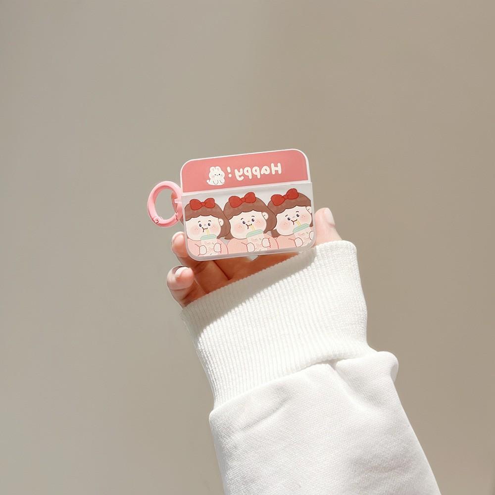 Cute cartoon couple Apple AirPods 1 /1 generation Pro earphone case for new 1st generation earphone case square