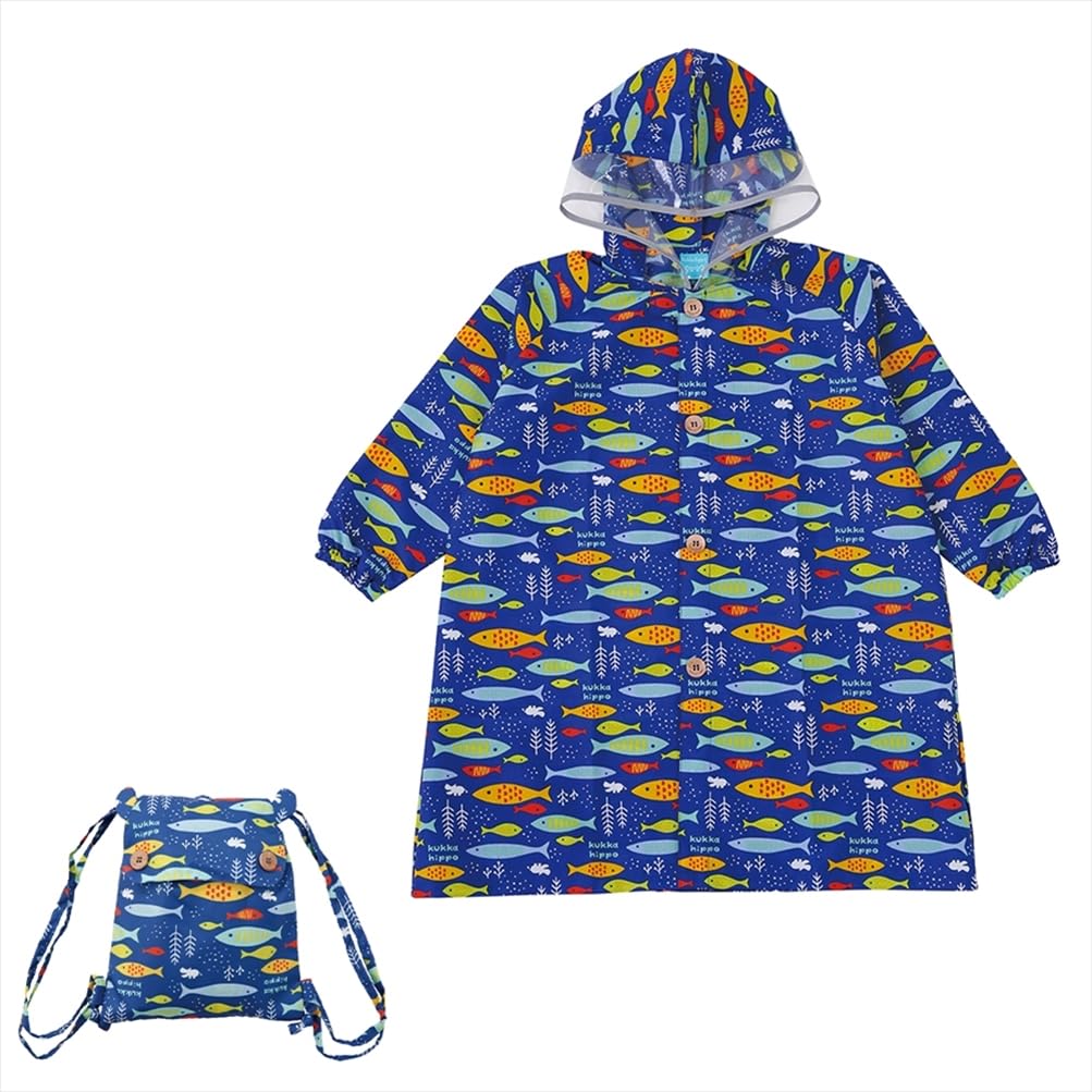 

Ogawa Kids Raincoat, KH-RC, Fish Design, 120cm