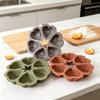 Heart Shape Silicone Cake Mold 6-Cup Non-Stick Baking Pan Soft Heat-resistant Chocolate Mold Reusable Easy Release Cake Mold for Home Kitchen DIY