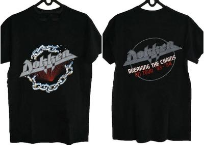 T-shirt Dokken Breaking the chains on Tour Noir Unisexe S à 5XL T-shirt Unisexe