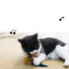 Interactive Toy for Cats Cute Plush Birds Toy Plush Birds Shape with Realistic Bird Sounds for Cats Alone Exercise