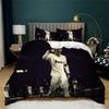 3 Pcs Quilt Cover Duvet Cover Set with Zipper Closure Cri-stiano Ronaldo Bedding Set 1 Duvet Cover and 2 Pillow Shams