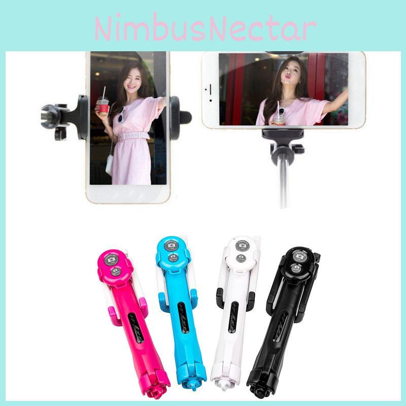 Bluetooth Tripod Extendable Remote Shutter Selfie Stick For Mobile Holder Phone