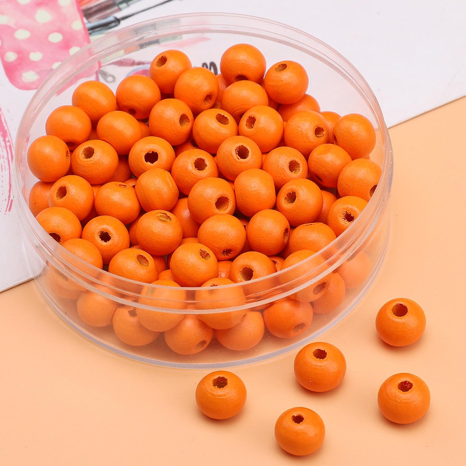 

Деревянные бусины однотонные 8 мм для изготовления украшений своими руками: Круглые, Окрашенные спреем, Идеально подходят для браслетов, ожерелий, подвесок и бисероплетения. Approx 8mm, Hole 2mm