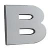 DIY 50mm high big plastic 3d chrome letters self adhesive Alphabet car stickers auto sign Car accessories Decoration
