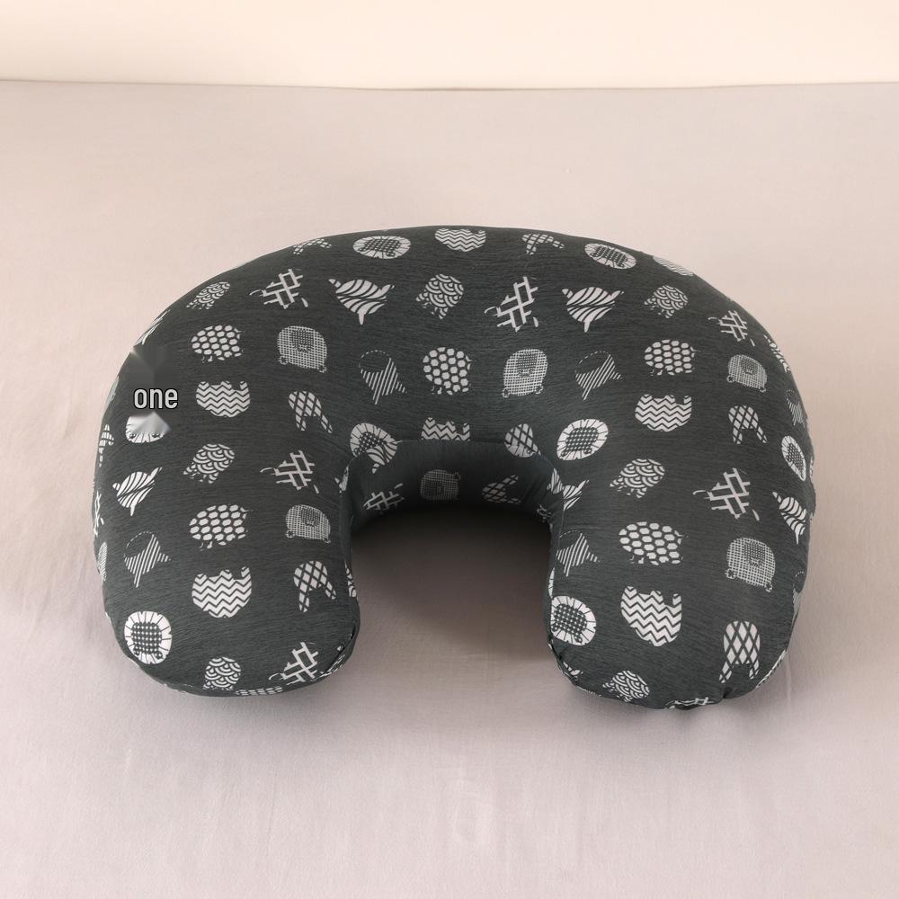 

M-Shaped Twin Baby Feeding Pillow – Cradling Support, Anti-Vomiting Design for Lying Down Feeding 55*45*20cm