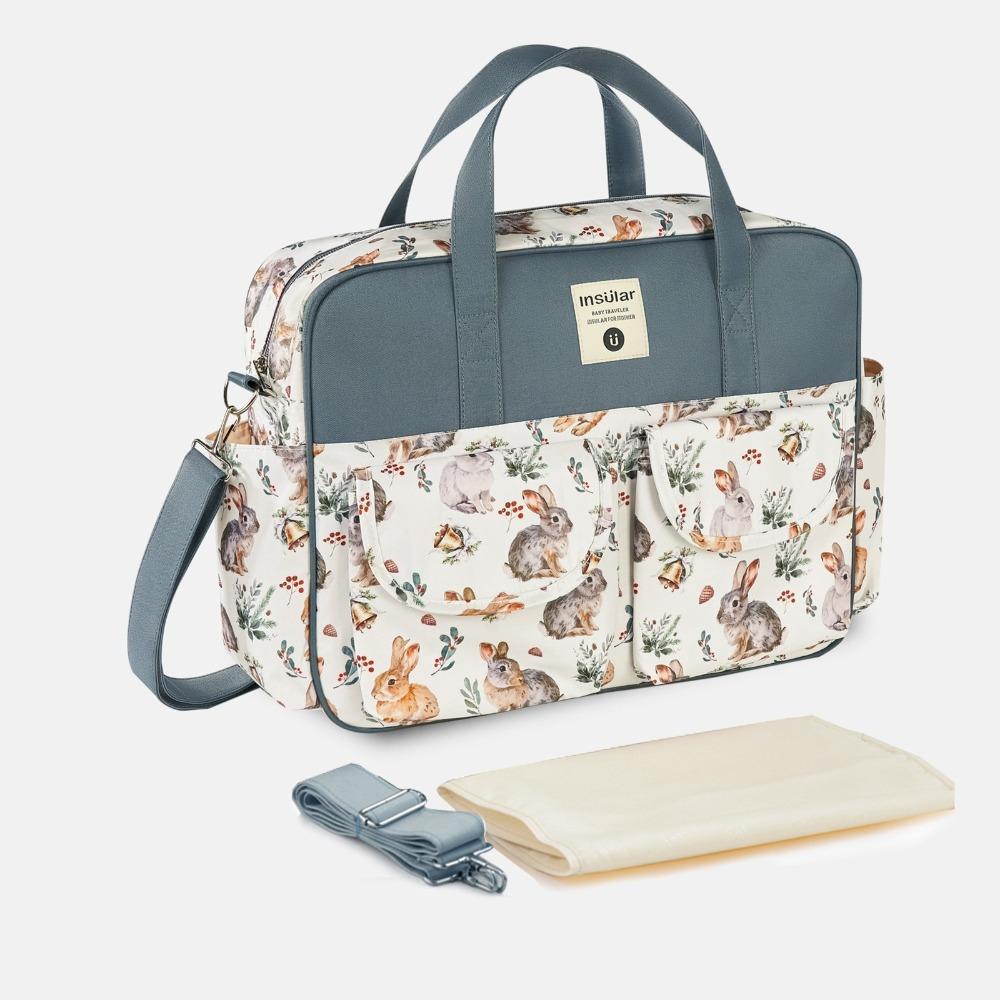 Multi-pocket Single Shoulder Mommy Bag Lightweight Baby Nappy Bag Fashion Maternity Handbag