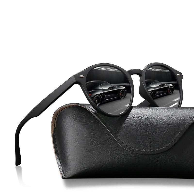 Unisex Vintage Fashion Minimalist Rotundity Sunglasses Designer Brand Sun Glasses for Men Women Fishing Driving