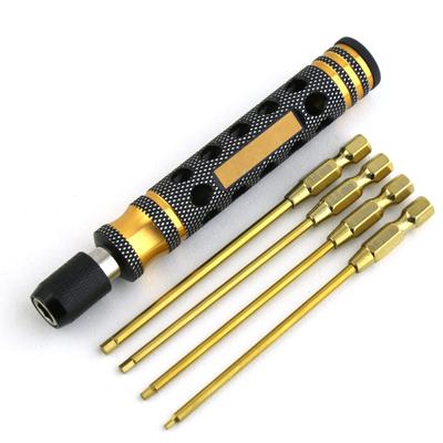 Sechskant-Schraubendreher, Sechskantschlüssel, 1,5, 2,0, 2,5, 3,0 mm, Schnellwechsel-Inbusschlüssel, Schraubenbox, Ersatz für