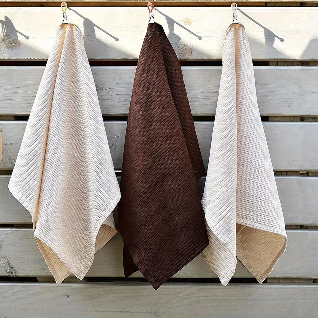 5Pcs Towel Hanging Clips Metal Clip On Hooks Loops Hand Towel Hangers Hanging Clothes Pegs Kitchen Bathroom Organizer
