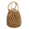 Vävd väska Nätväska Trä Fröken Mini