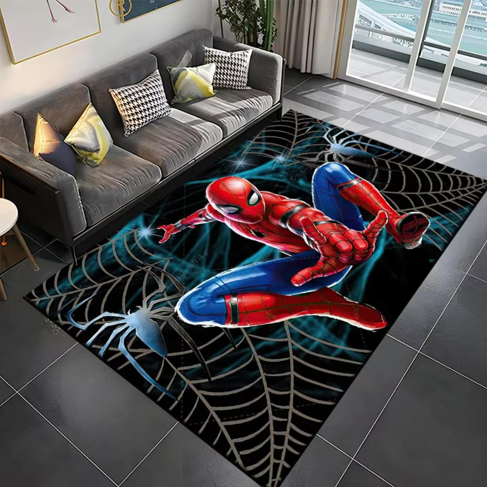 Disney Superhrdina Spiderman Vzor Velký Koberec Podložka na Podlahu do Obývacího Pokoje Ložnice Pohovková Zóna Moderní Dekor Koberec do Dětského Pokoje
