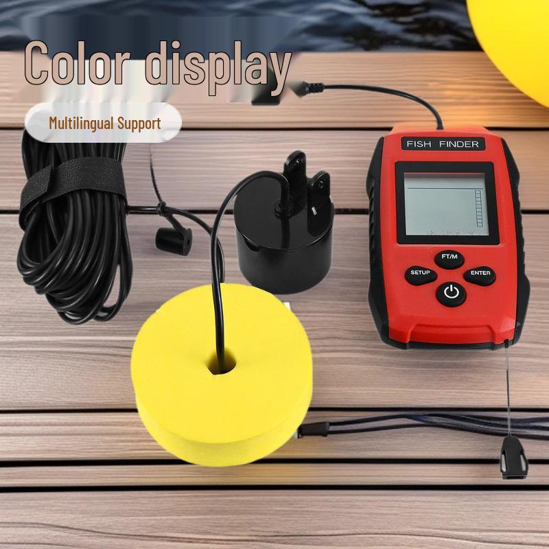 

Color Screen Fishfinder Charger: Enhanced Cross-Border Sonar Radar for Small and Large Fish Detection