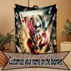 Custom Name Personalized Superhero Print Blanket, Home Decor, Bedroom, Sofa, Camping, Couch, Gifts for Birthday Christmas