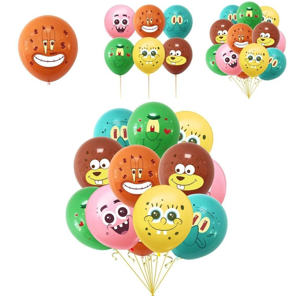 Adorable Spongebob Latex Balloons For Kids Birthday Party And Baby Shower Decorations