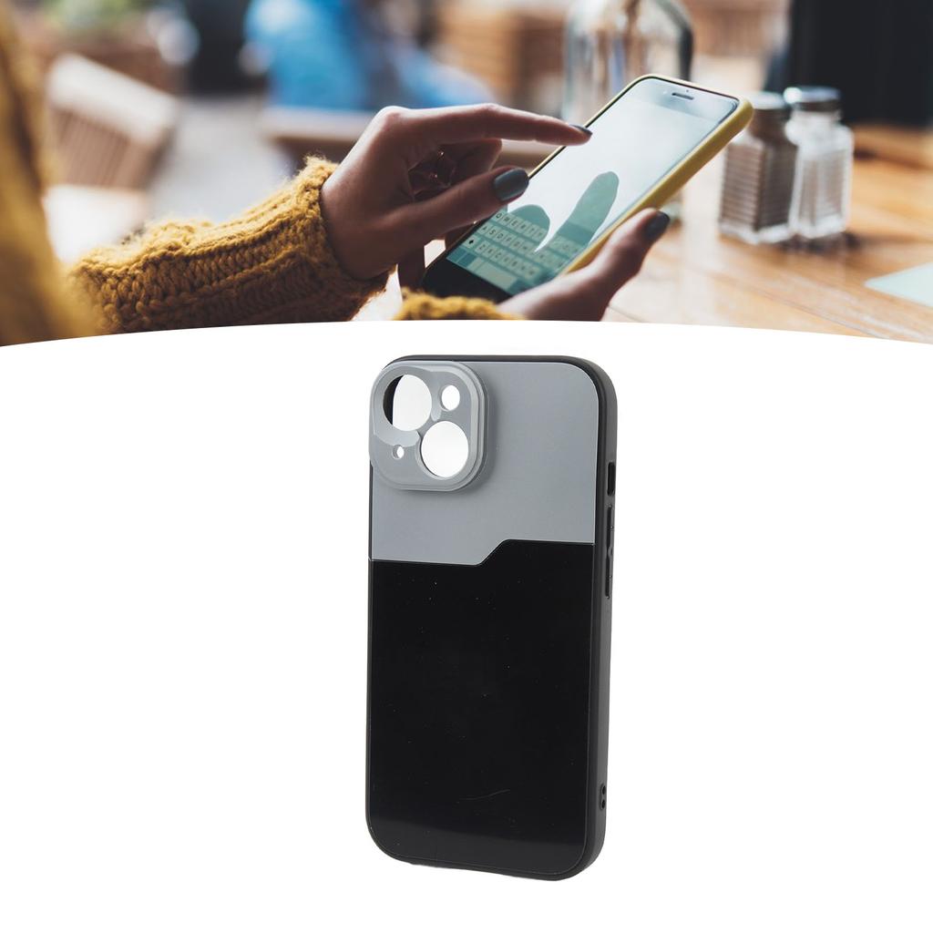 Phone Case Protective Cover TPU PC Aluminium Alloy Comfort Grip Light Weight Accessory with 17mm Lens Mount for IOS 15