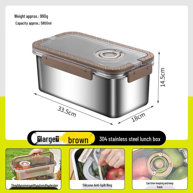 Ru Han Stainless Steel Refrigerator Food Storage Container