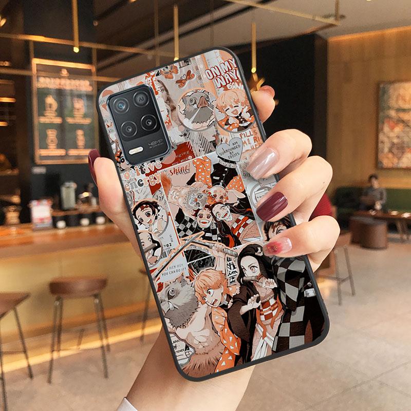 Kimetsu No Yaiba Demon Slayer Hülle für OPPO Realme GT 2 Pro X2 Pro XT C25S 8 7 6 Pro 6i GT Master C3 C21 C21Y C11 X3 SuperZoom