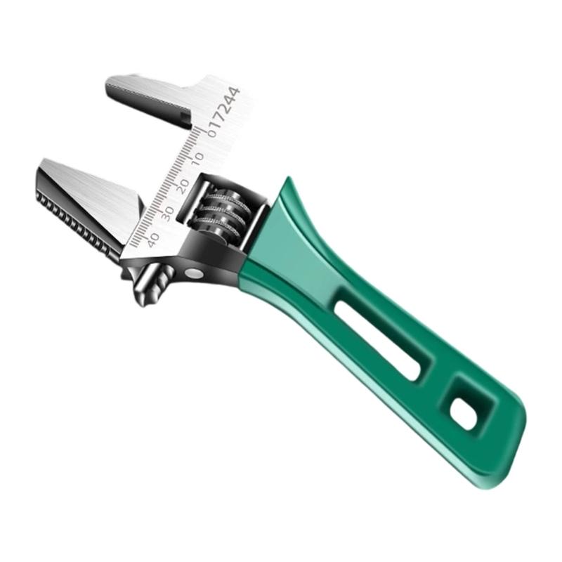6/8inch Adjustable Wrench Professional Shifters Spanner with Wide Calibers Opening for Household