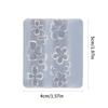 Flower Silicone Nail Art Mold Unique Embossed Nail Accessories Mold Jewelry Supplies Practical Nail Embossing Tool