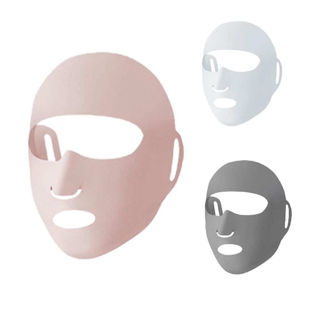 Sonnenschutz Sommer Vollgesichtsmaske Sonnenschutz Männer Frauen Gesichtsmaske für Outdoor-Reisen Eis-Gefühl Atmungsaktive Gesichtsbedeckung