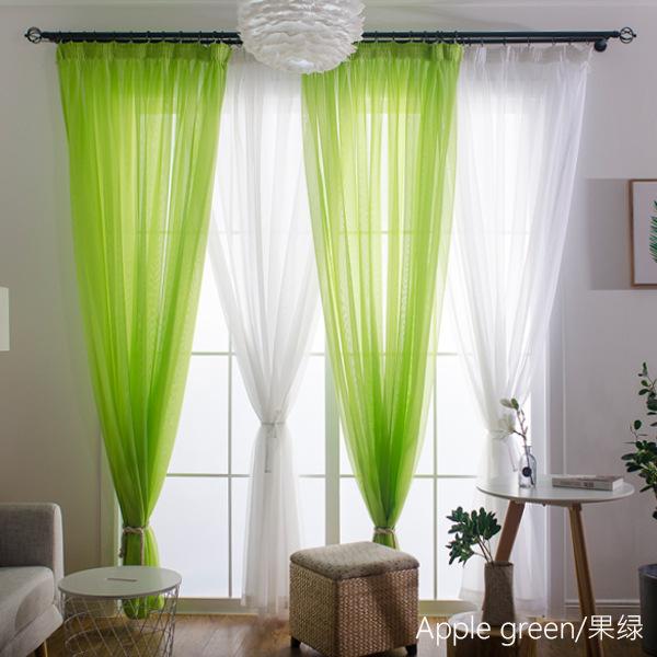 Romantic Home Decor Rose Voile Perspective Curtains Living Room Window Tulle Only Screening Curtain With Light Filtering Polyester Perfect For