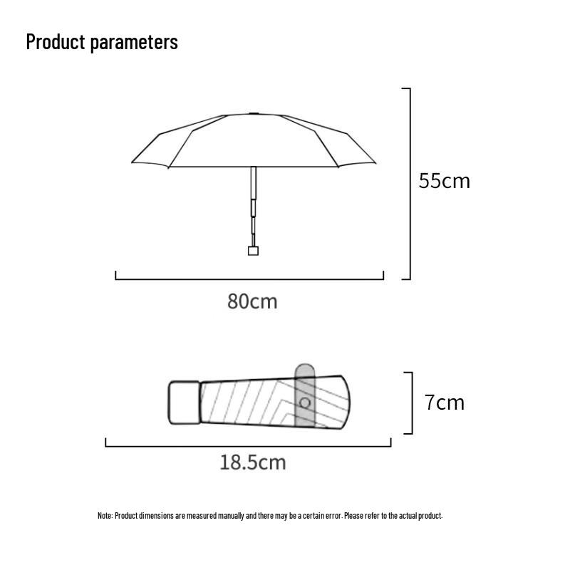 YUHANG UV Protection Folding Sun/Rain Umbrella