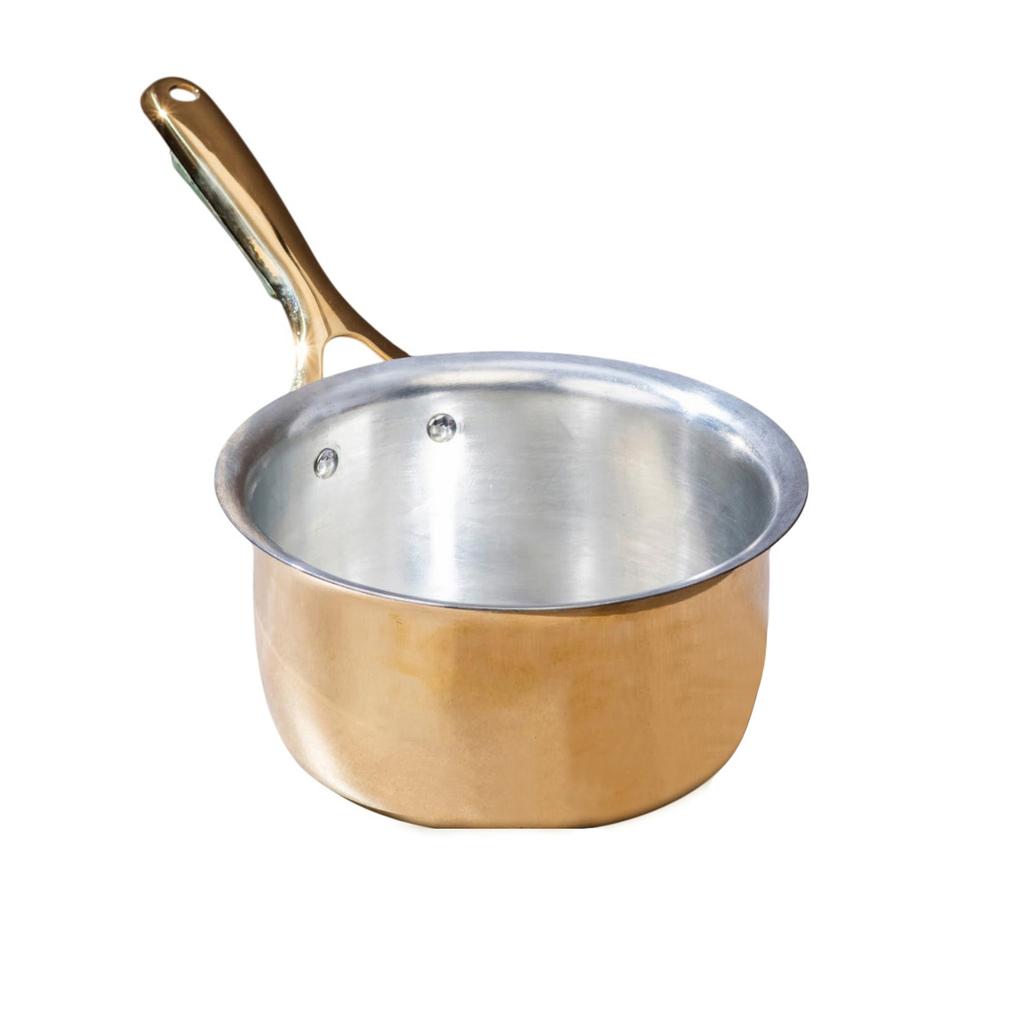 Brass Saucepan with Insulated Handle (1.2 L), Brass Saucepan with Insulated Handle, P-TAL