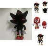 Niedliches 30cm Sonic Tails Plüsch Shadow The Hedgehog Knuckles Spielzeug Super Sonic Weiches Plüsch für bequemes Kuscheln