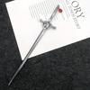 Ruby Pendant Vintage Hair Stick Headband, Vintage Style Headwear, Hanfu Paired with Exquisite Hairpin Accessories.
