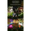 LED Solar Garden Reed Lamp Simulation Bulrush Flower Yard Christmas Decoration Optical Fiber Luminous Path Lighting Decor