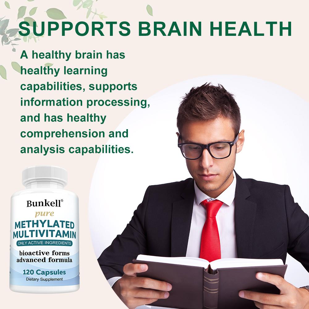 Methylated multivitamin capsules, 120 capsules