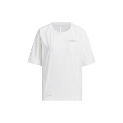 Aeroready Solid Logo Outdoor Quick-Dry Short Sleeve T-Shirt Women Tops White IX0115
