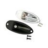 Replacement For Guitar Jack Plate Boat Shaped Audio Connector Socket Panel