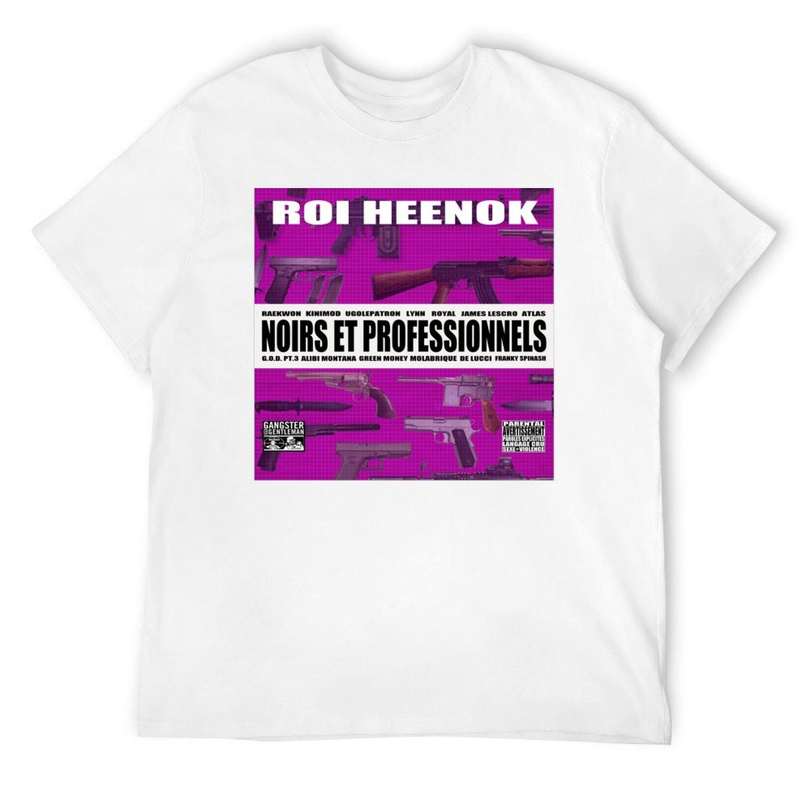 King Heenok  Black and Professional TShirt sweat graphics quickdrying rapper graphic tees oversized t shirt Unisex S